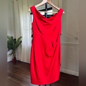 I’ve only worn this red Ralph Lauren dress once for a Christmas party.